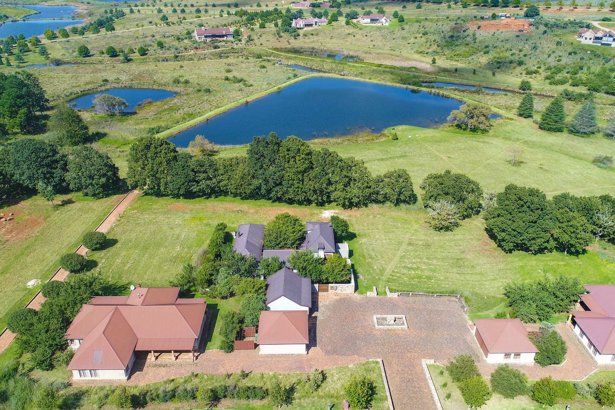 Walkersons Estate Landscape with Dam View